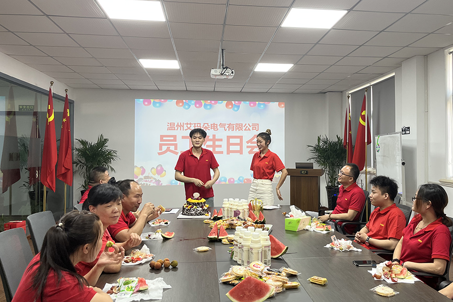 Wenzhou Hermano Electric held birthday celebration for employees